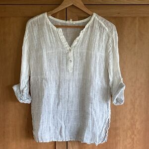 Eileen Fisher linen shirt